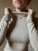 Load image into Gallery viewer, Misty Grey Lightweight Long Sleeve Turtleneck
