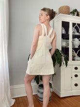 Load image into Gallery viewer, Izzy Beige Cotton Jumper Dress
