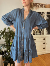 Load image into Gallery viewer, Tencel Babydoll Shirt Dress
