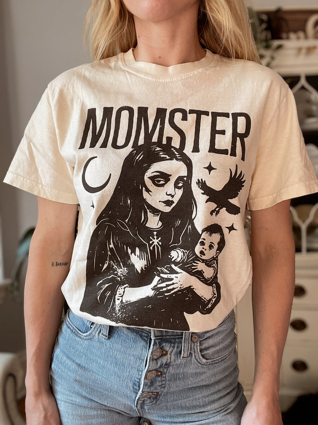 Spooky Midnight Momster Tee